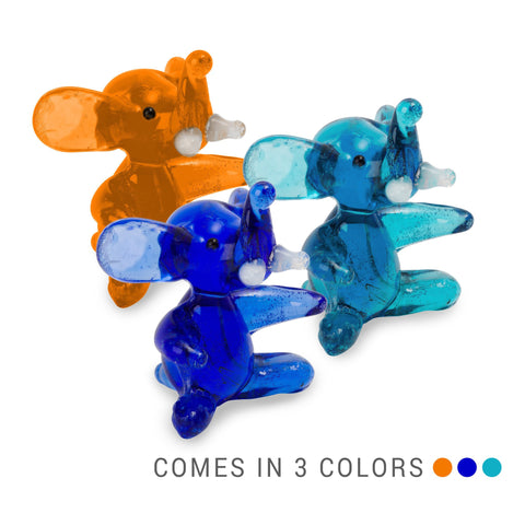 PAM the elephant (in Tynies Collector's Frame) Miniature glass figurines 